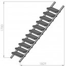 鷹架上下樓梯,鋼踏1829-1700