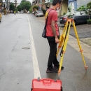 道路用地面積測量