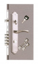 洛克E-686七段連體鎖 雙鎖匙長面板