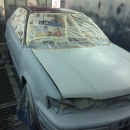 Toyota舊車翻新-二度底漆-久隆汽車修理廠